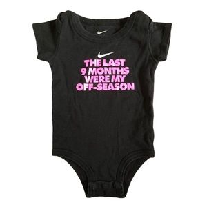 5 for $10.   NIKE short sleeve onesie
